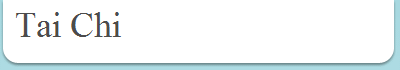 Tai Chi