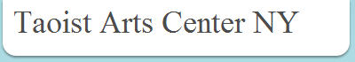 Taoist Arts Center NY